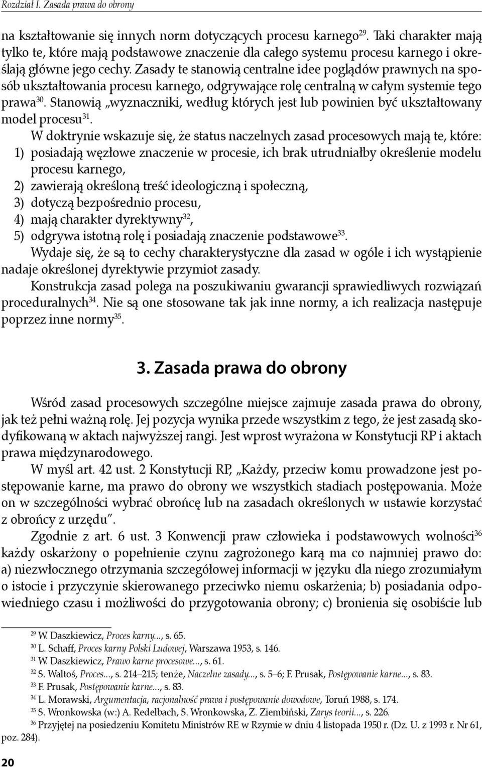 Zasady te stanowią centralne idee poglądów prawnych na sposób ukształtowania procesu karnego, odgrywające rolę centralną w całym systemie tego prawa 30.