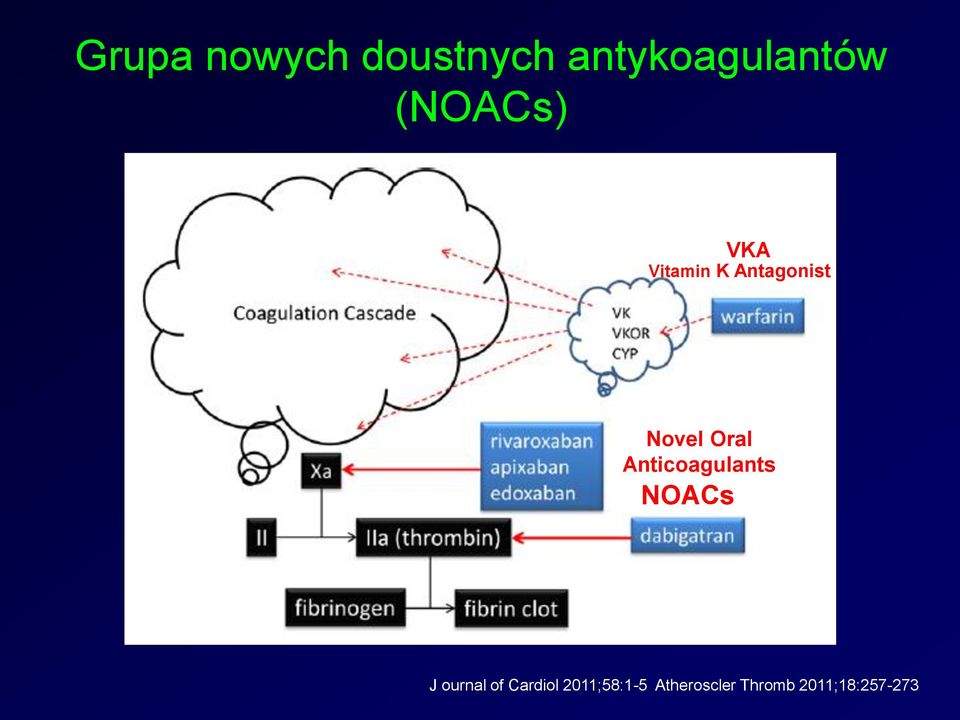 Oral Anticoagulants NOACs J ournal of