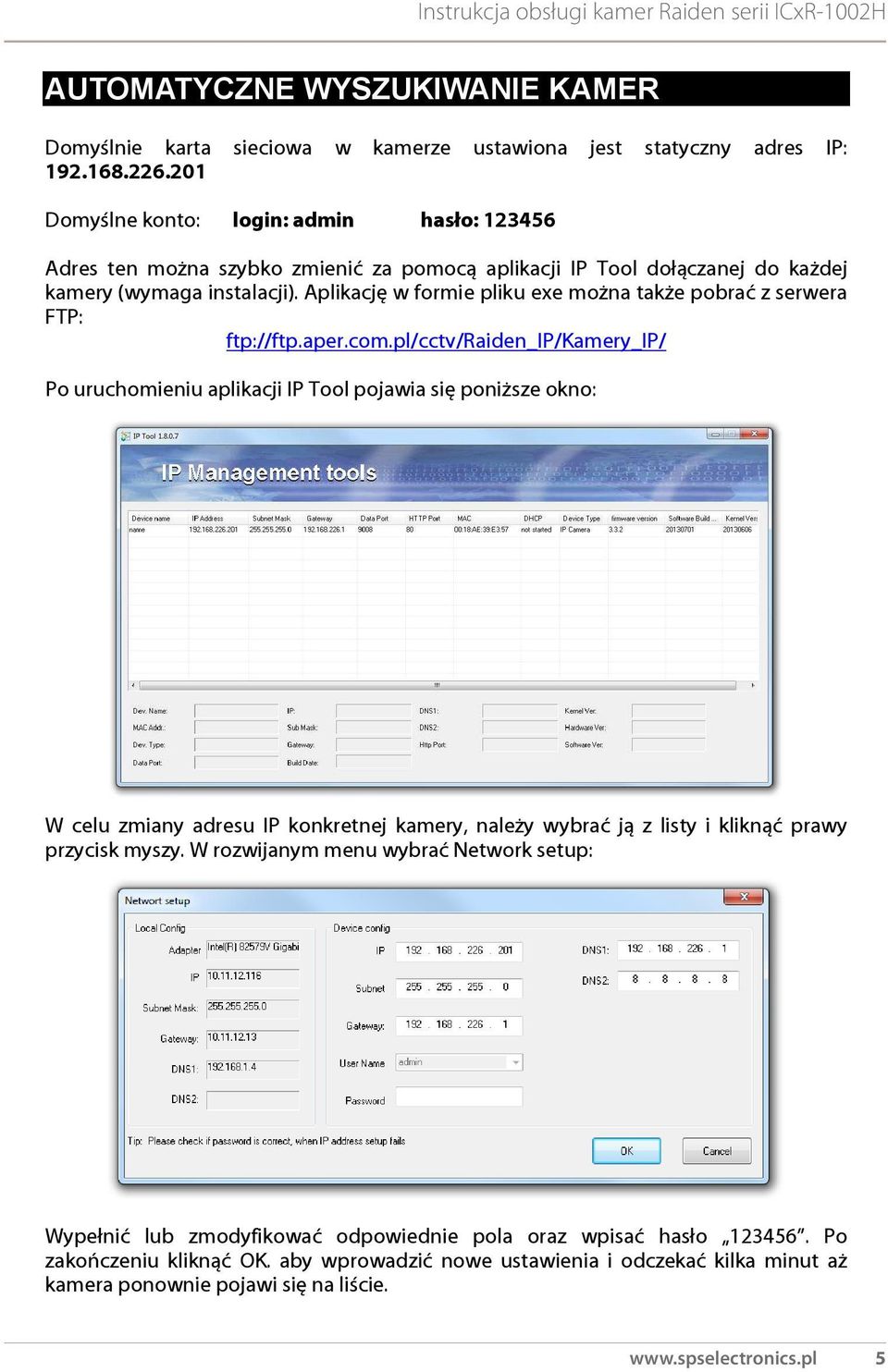 Aplikację w formie pliku exe można także pobrać z serwera FTP: ftp://ftp.aper.com.