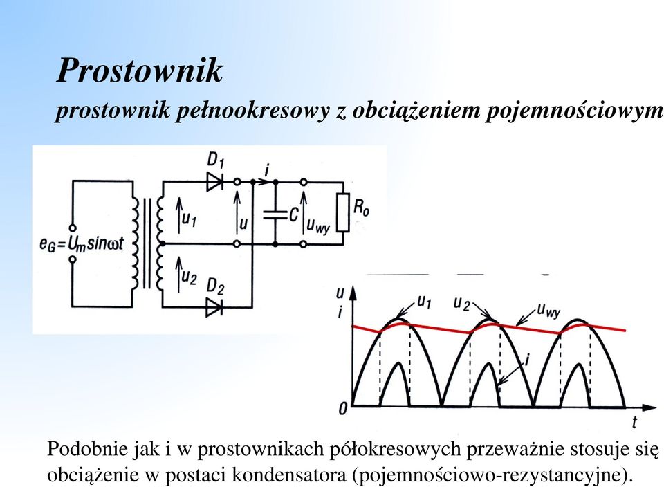 półokresowych przeważnie stosuje się obciążenie w