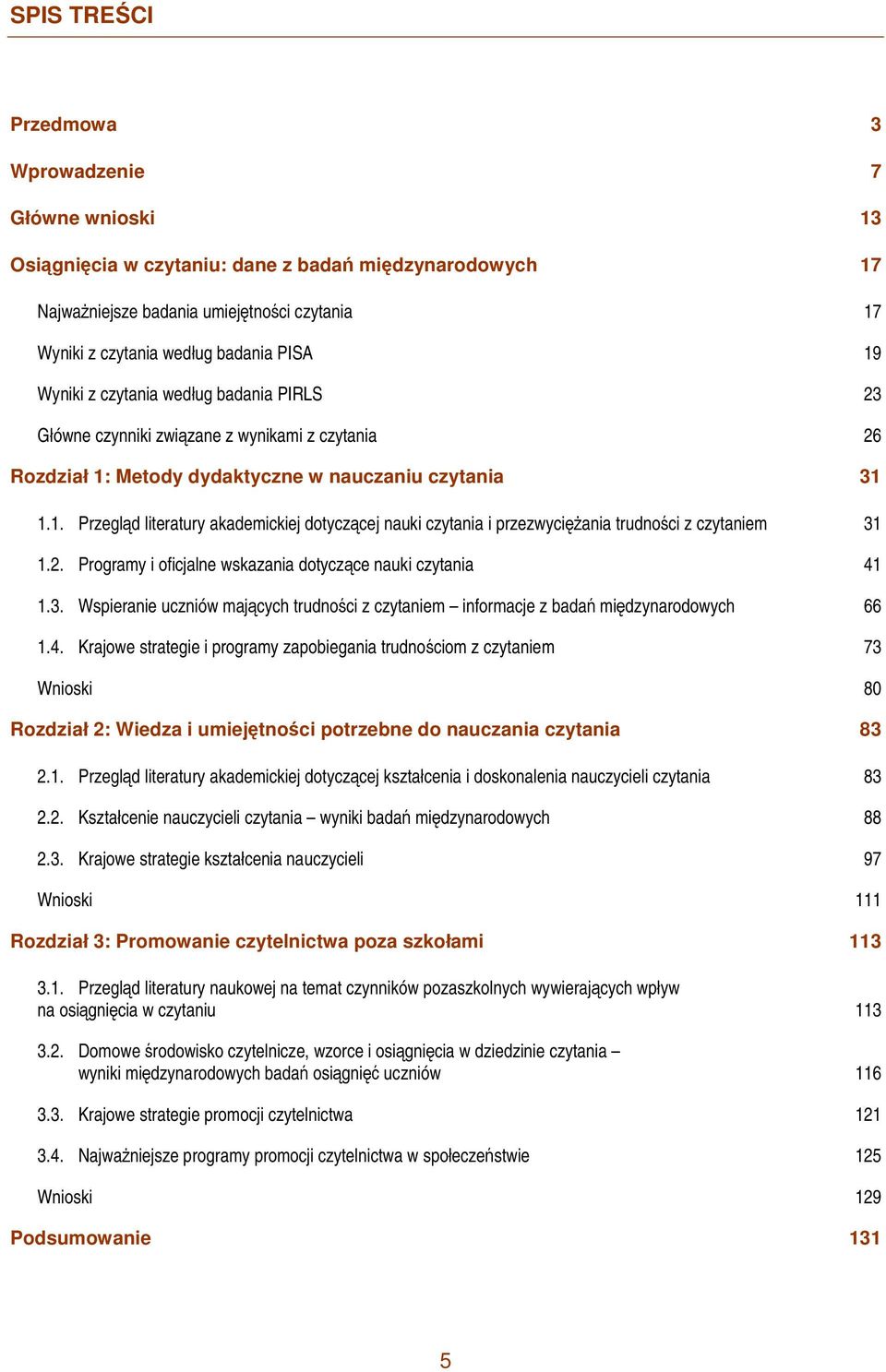 2. Programy i oficjalne wskazania dotyczące nauki czytania 41