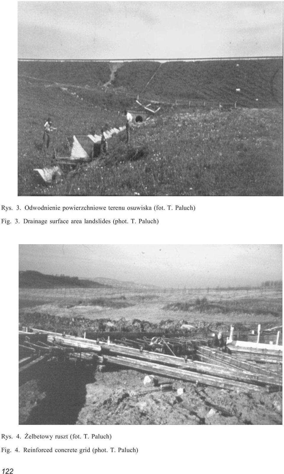 Drainage surface area landslides (phot. T. Paluch) Rys.