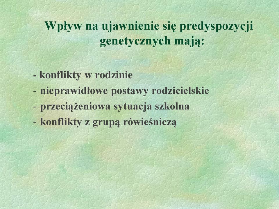 nieprawidłowe postawy rodzicielskie -