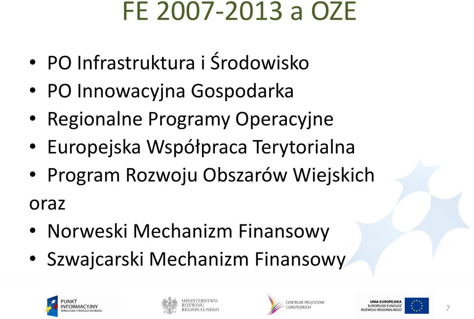 Europejska Współpraca Terytorialna Program Rozwoju Obszarów