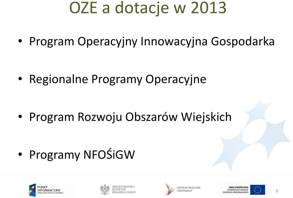 Regionalne Programy Operacyjne