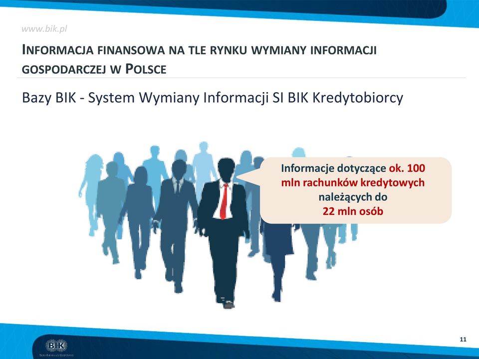 Informacji SI BIK Kredytobiorcy Informacje dotyczące