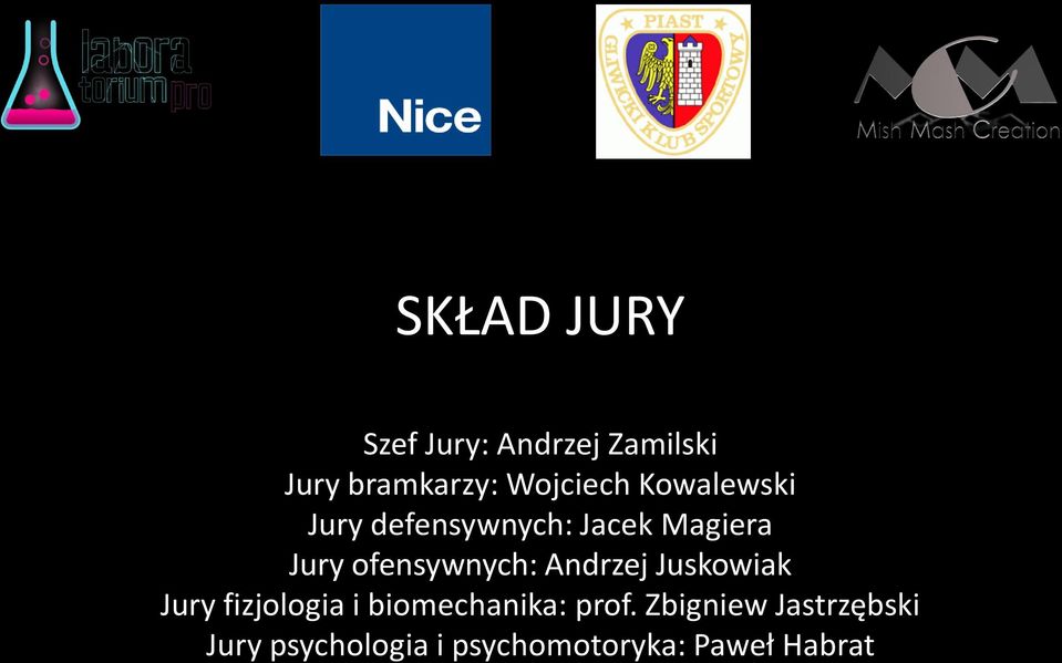 ofensywnych: Andrzej Juskowiak Jury fizjologia i biomechanika: