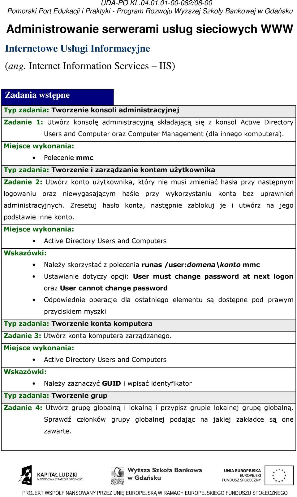 Computer oraz Computer Management (dla innego komputera).