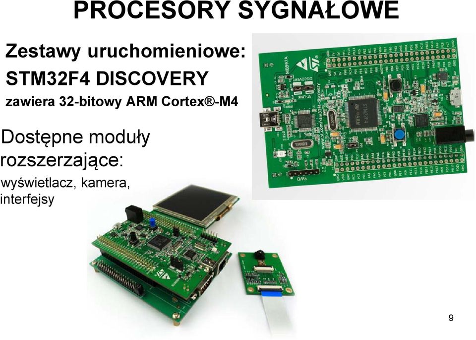 zawiera 32-bitowy ARM Cortex -M4