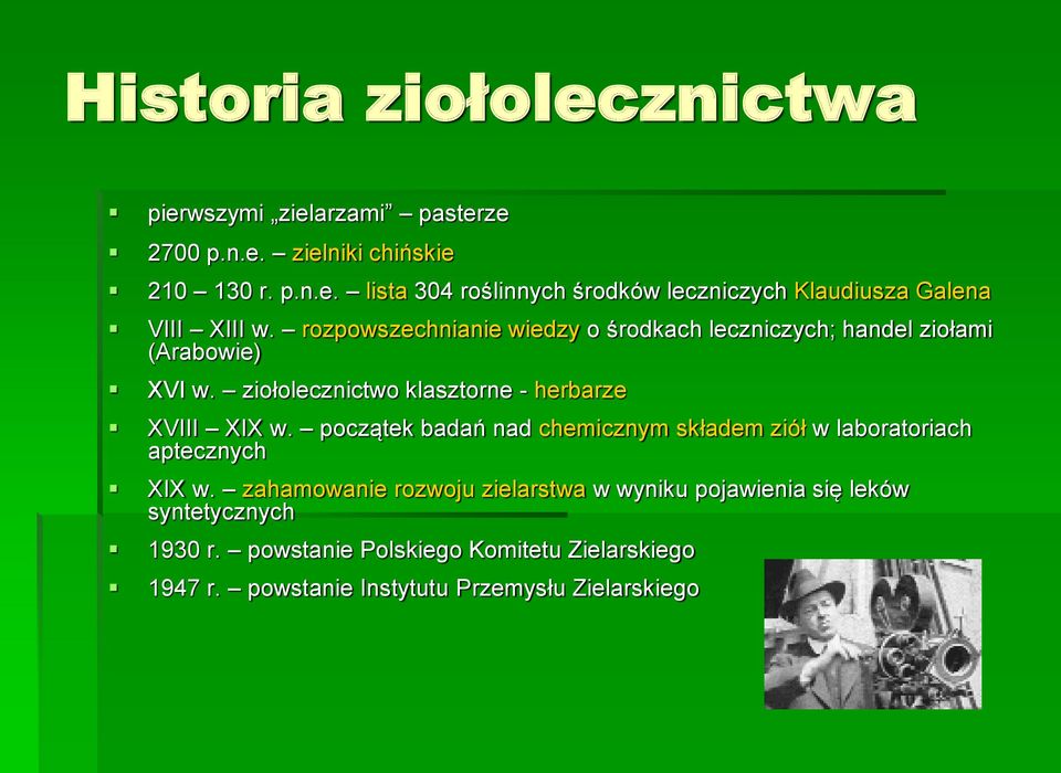 początek badań nad chemicznym składem ziół w laboratoriach aptecznych XIX w.