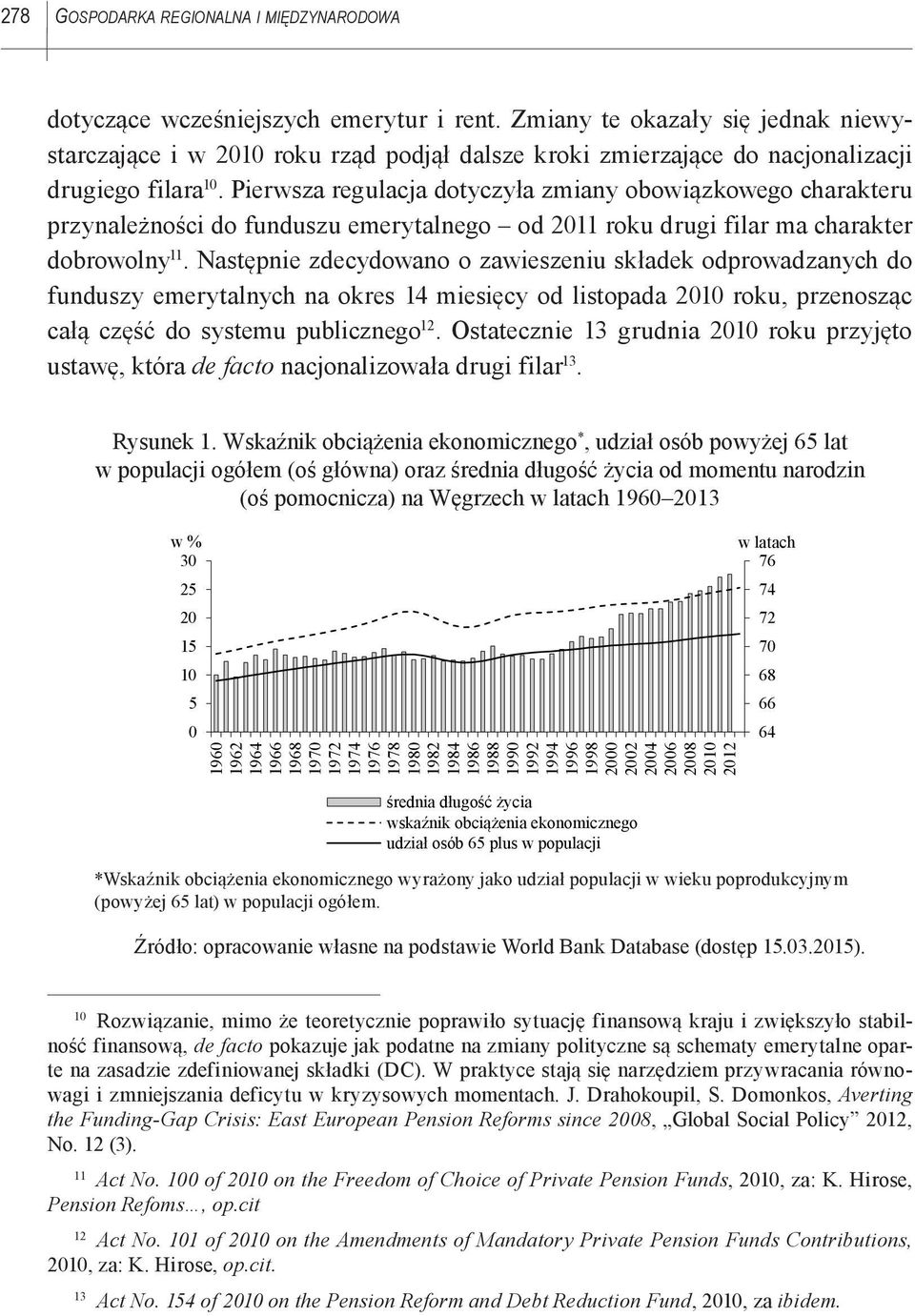 Pierwsza regulacja dotyczyła zmiany obowiązkowego charakteru przynależności do funduszu emerytalnego od 2011 roku drugi filar ma charakter dobrowolny 11.