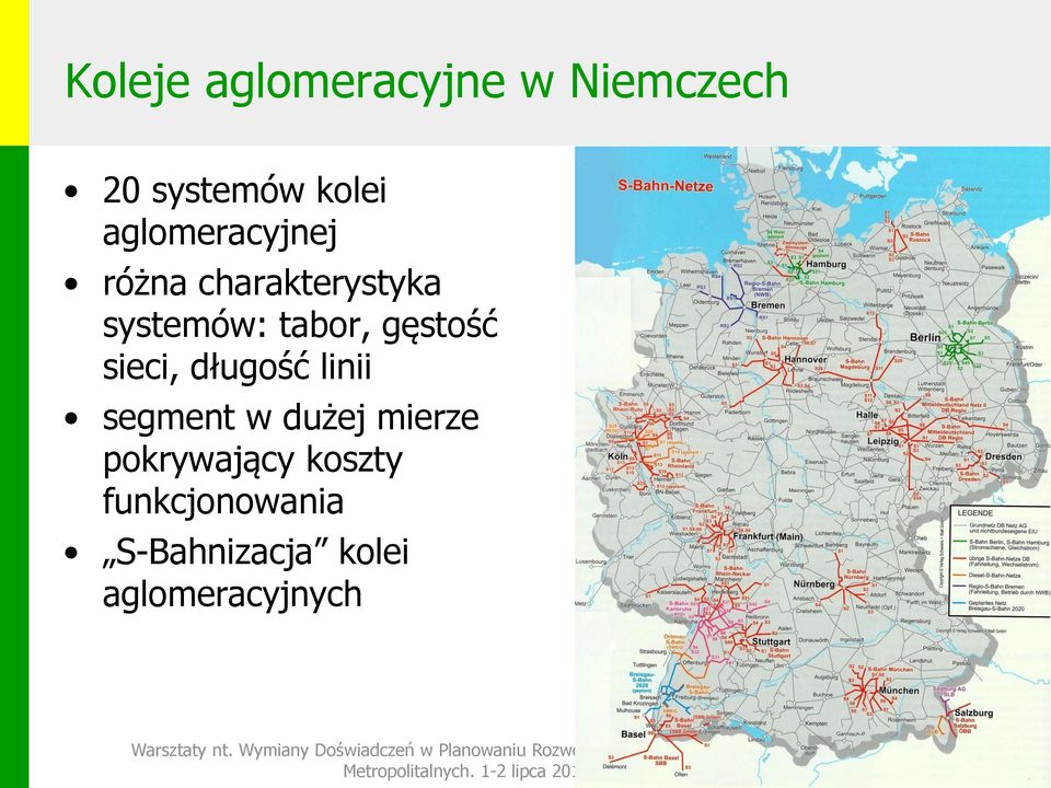 gęstość sieci, długość linii segment w dużej mierze