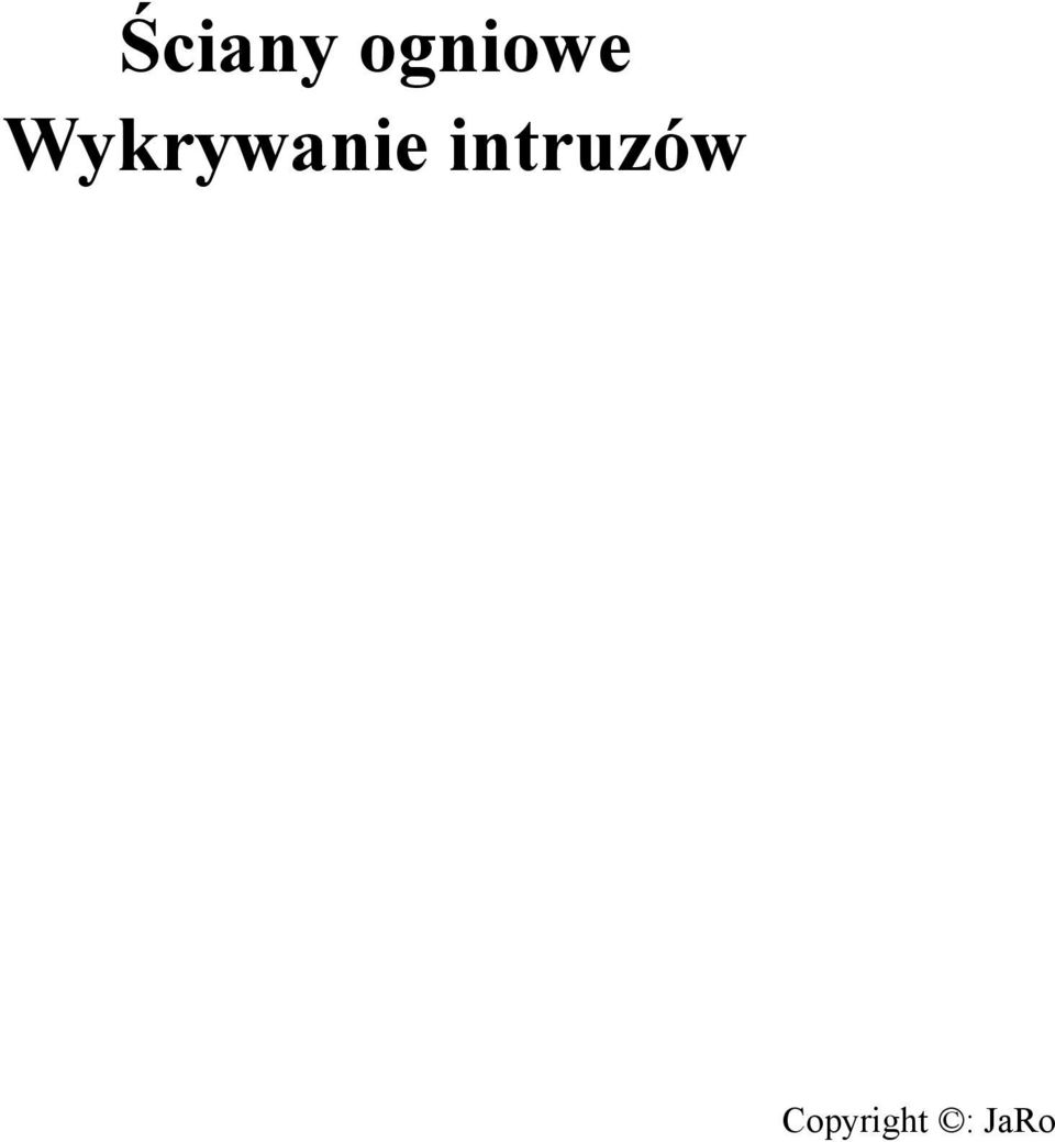 Wykrywanie