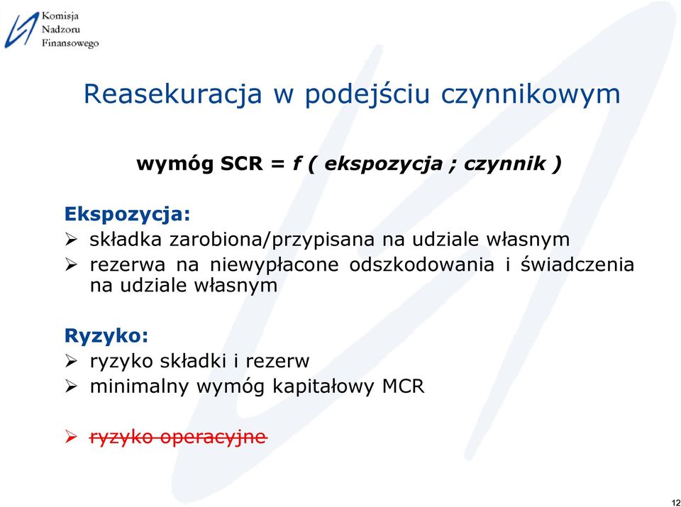 rezerwa na niewypłacone odszkodowania i świadczenia na udziale własnym