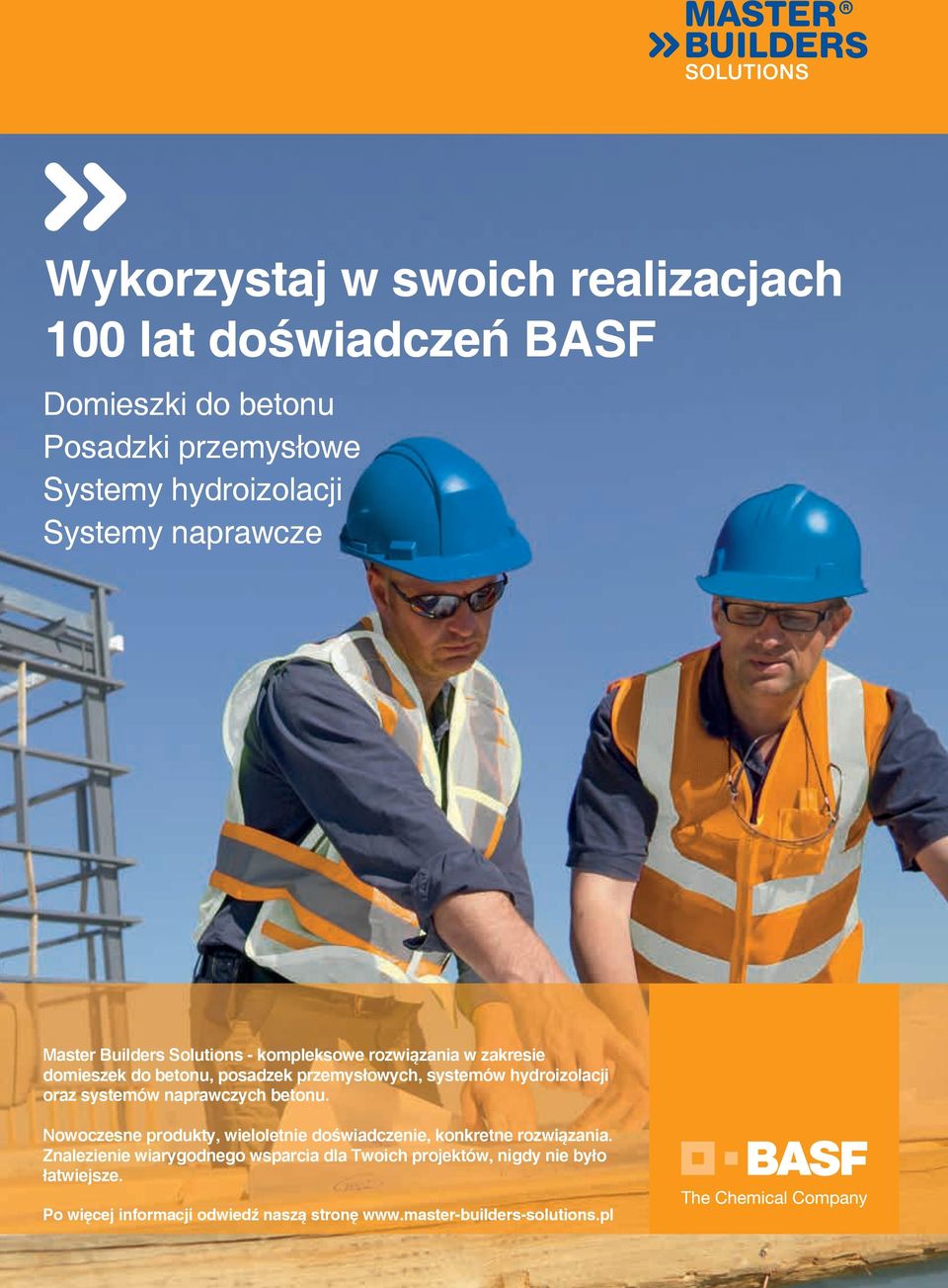 oraz systemów naprawczych betonu. Nowoczesne produkty, wieloletnie doświadczenie, konkretne rozwiązania.