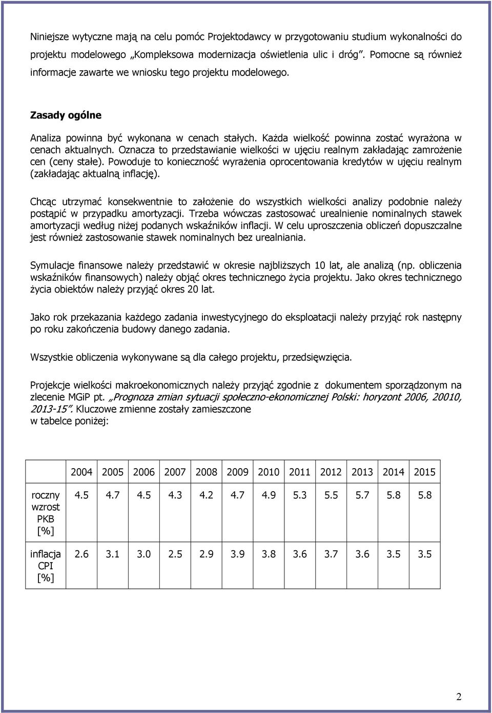 Oznacza to przedstawianie wielkości w ujęciu realnym zakładając zamrożenie cen (ceny stałe). Powoduje to konieczność wyrażenia oprocentowania kredytów w ujęciu realnym (zakładając aktualną inflację).