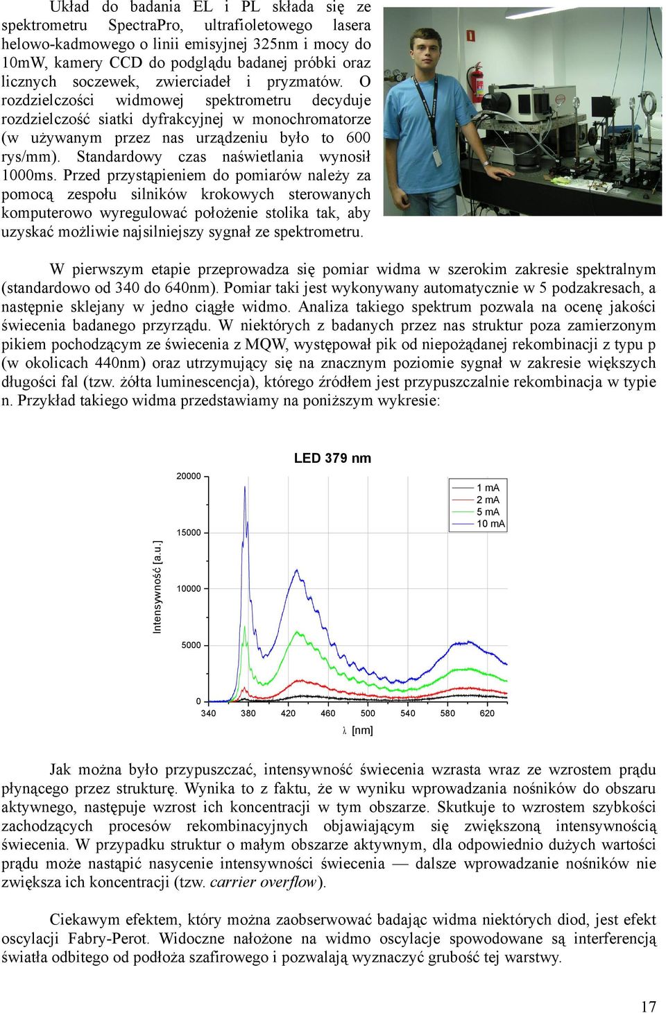 Standardowy czas naświetlania wynosił 1000ms.