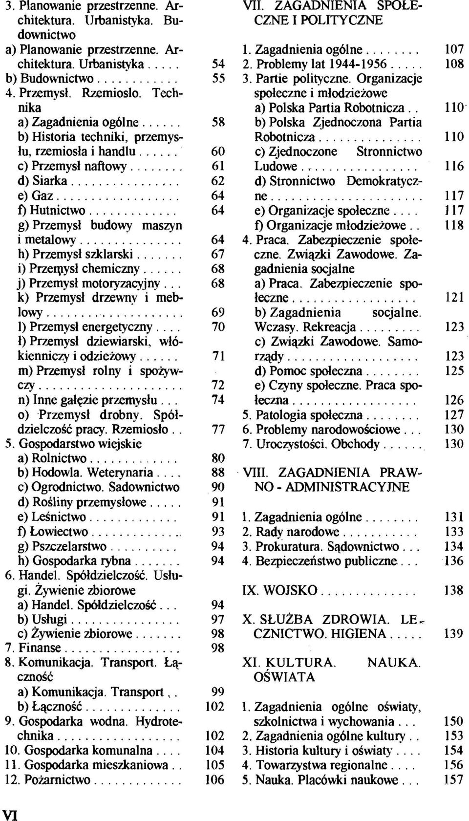 ............ g) Przemysi budowy maszyn i metalowy............... h) Przemysi szklarski....... i) Przeqysi chemiczny...... j) Przemysi motoryzacyjny... k) Przemysi drzewnv i meblo.