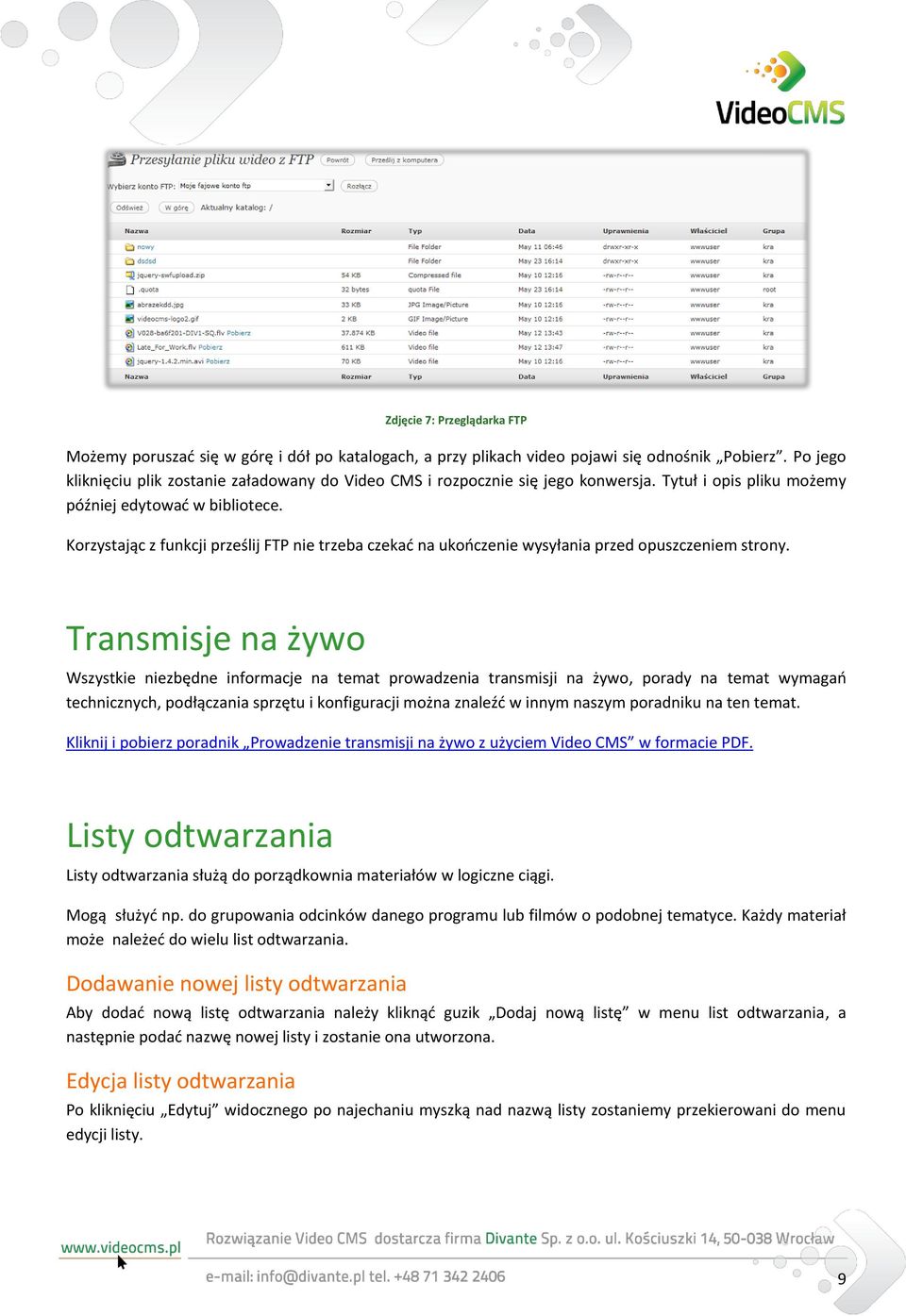 Korzystając z funkcji prześlij FTP nie trzeba czekad na ukooczenie wysyłania przed opuszczeniem strony.