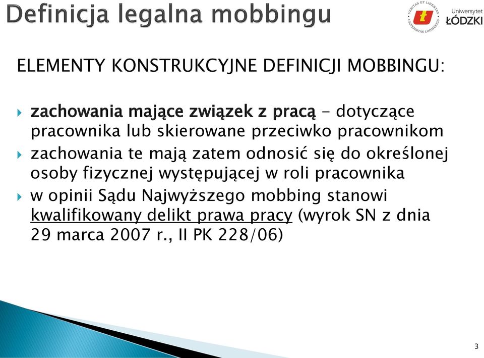 określonej osoby fizycznej występującej w roli pracownika w opinii Sądu Najwyższego