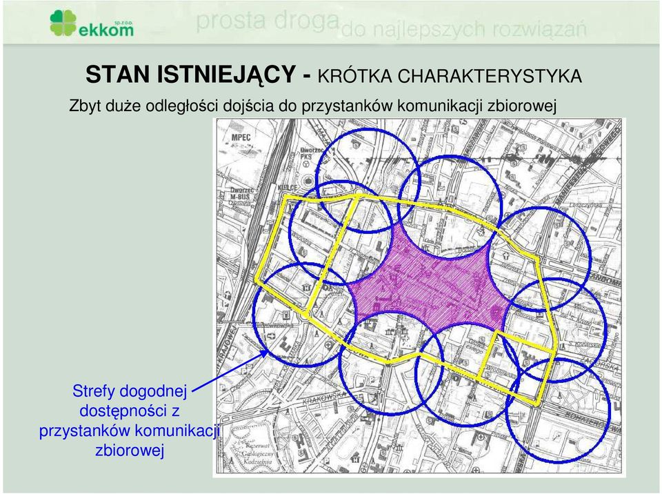 przystanków komunikacji zbiorowej Strefy