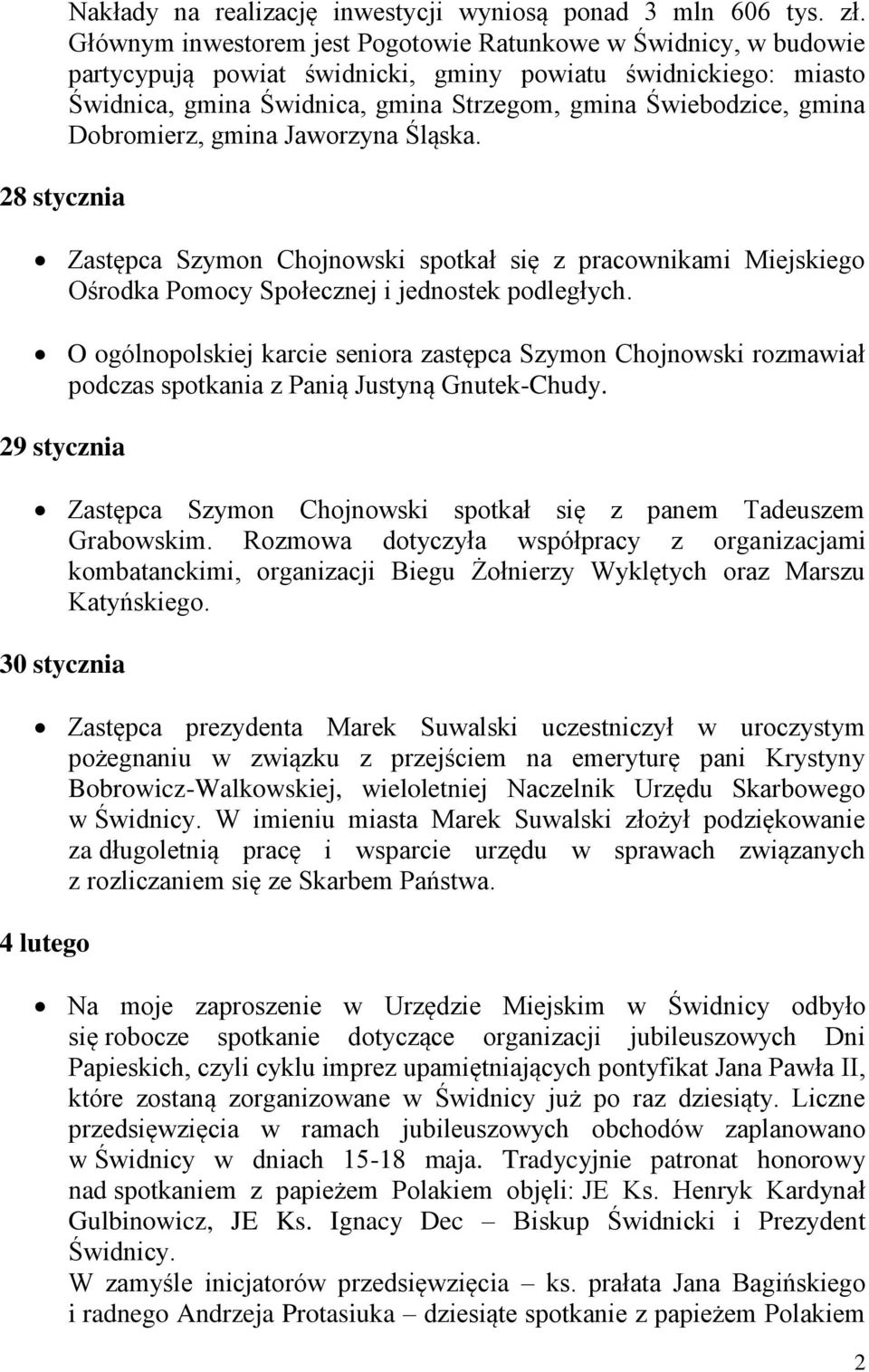 Dobromierz, gmina Jaworzyna Śląska. Zastępca Szymon Chojnowski spotkał się z pracownikami Miejskiego Ośrodka Pomocy Społecznej i jednostek podległych.