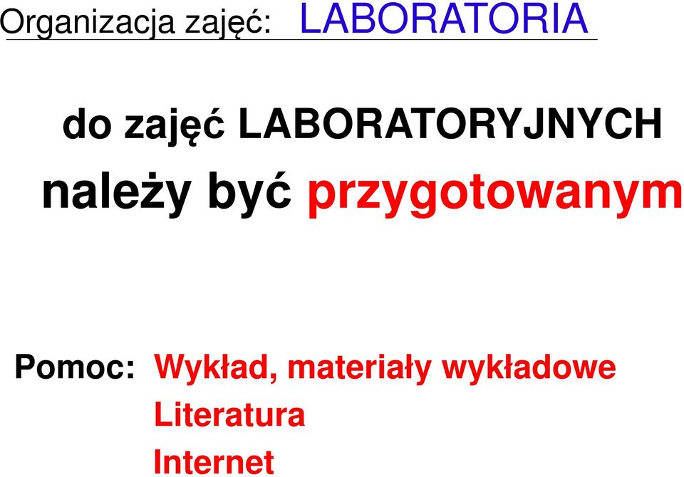 przygotowanym Pomoc: Wykład,