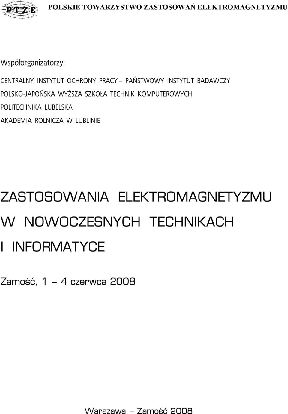 KOMPUTEROWYCH POLITECHNIKA LUBELSKA AKADEMIA ROLNICZA W LUBLINIE ZASTOSOWANIA