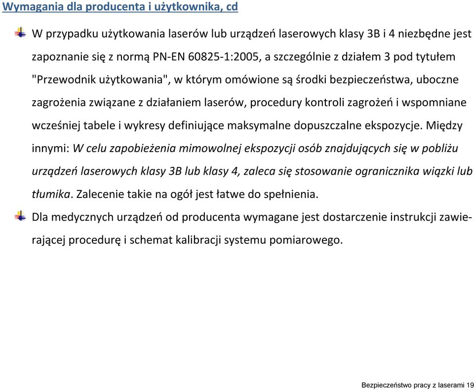 definiujące maksymalne dopuszczalne ekspozycje.