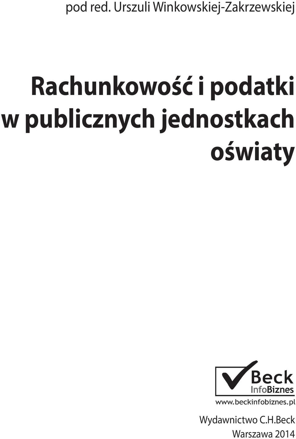 Rachunkowość i podatki w publicznych