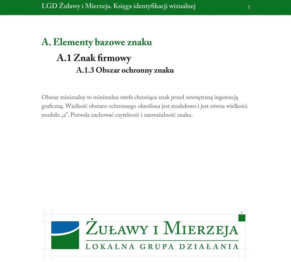 chroniąca znak przed zewnętrzną ingerencją graficzną.