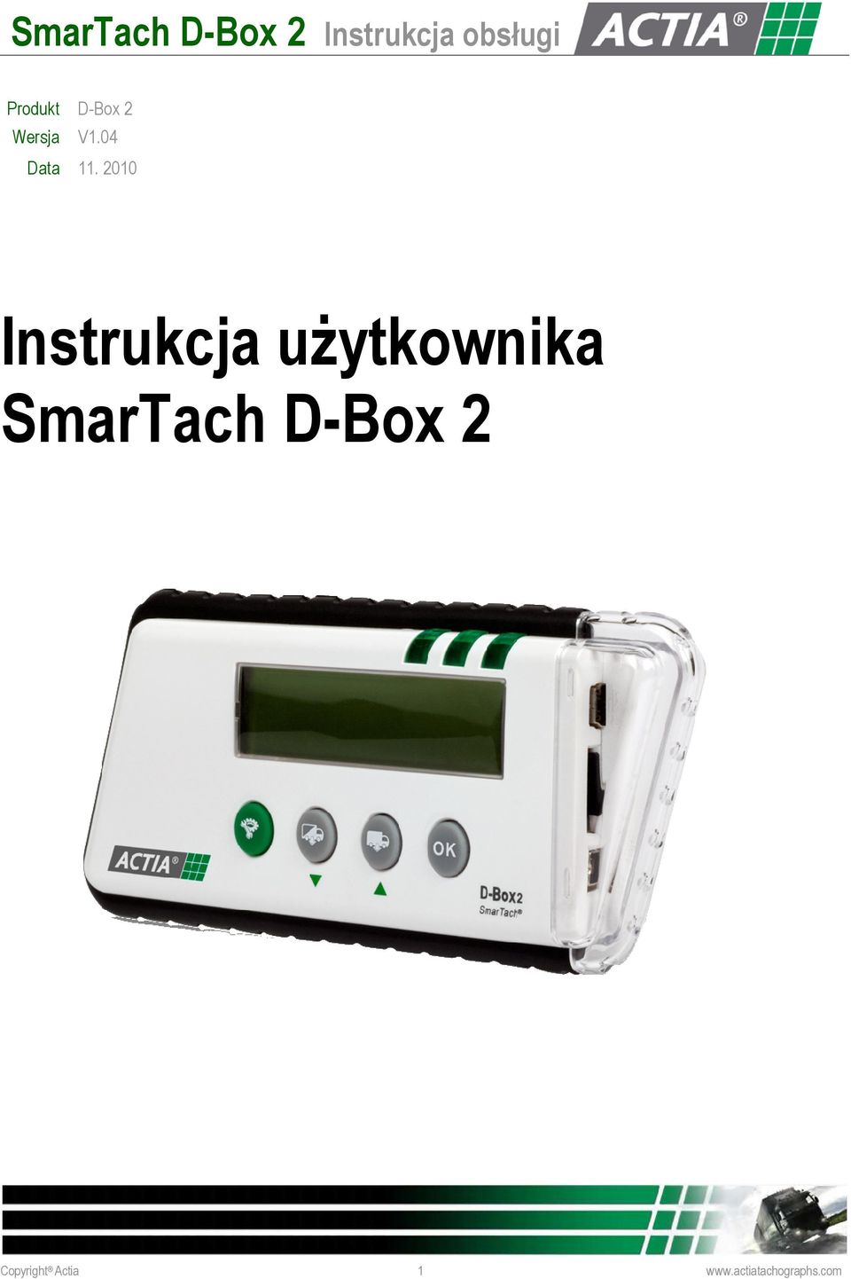 2010 Instrukcja użytkownika