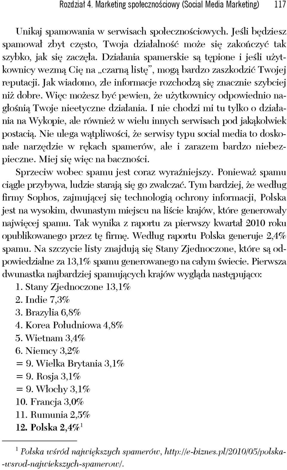 Działania spamerskie są tępione i jeśli użytkownicy wezmą Cię na czarną listę, mogą bardzo zaszkodzić Twojej reputacji. Jak wiadomo, złe informacje rozchodzą się znacznie szybciej niż dobre.