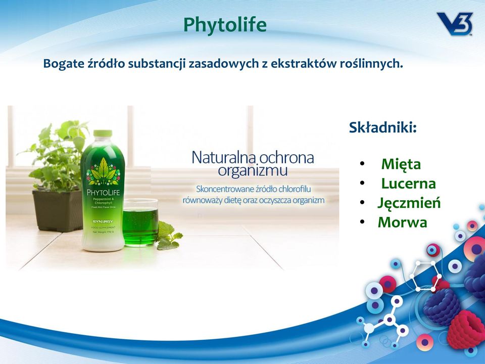 ekstraktów roślinnych.