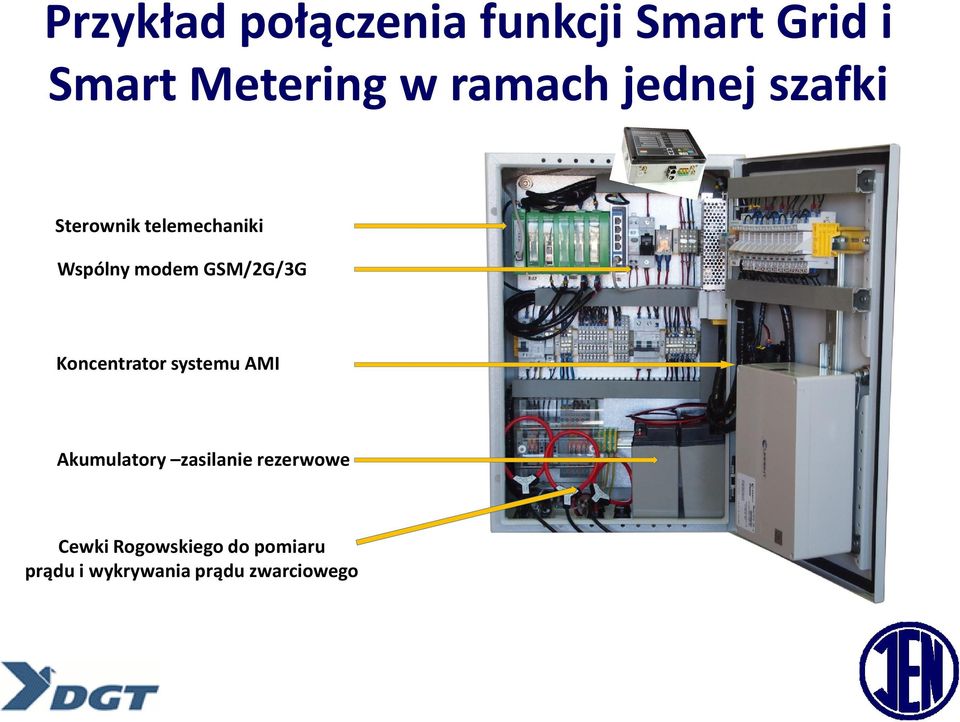 GSM/2G/3G Koncentrator systemu AMI Akumulatory zasilanie