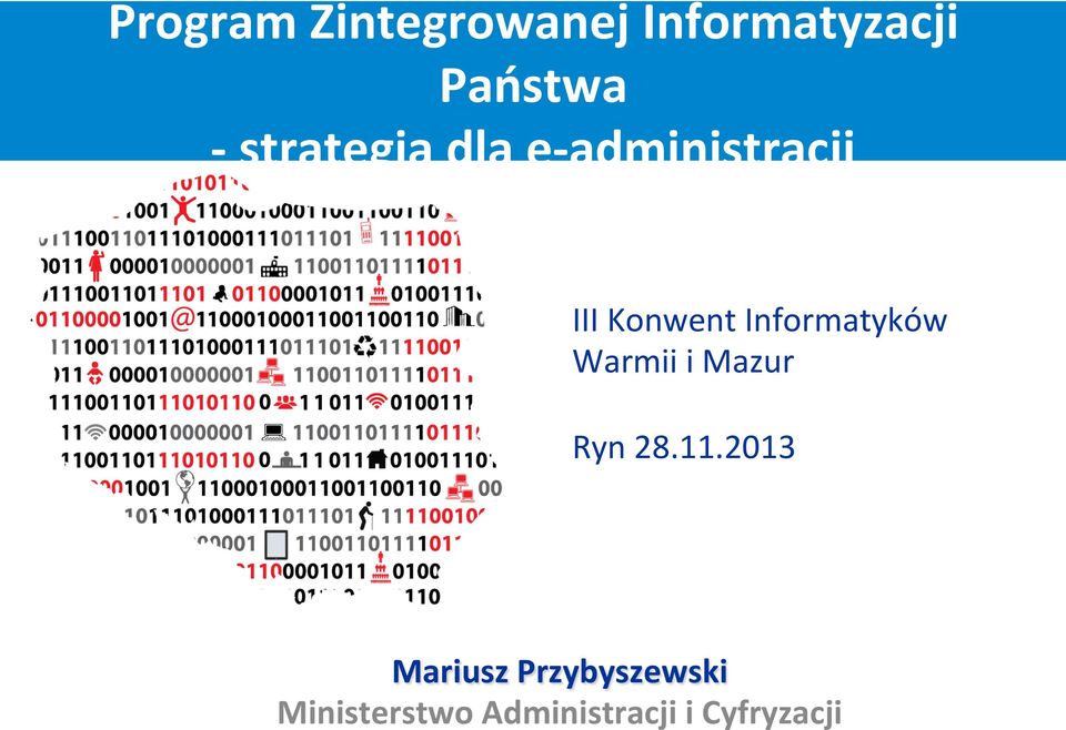 administracji III Konwent Informatyków