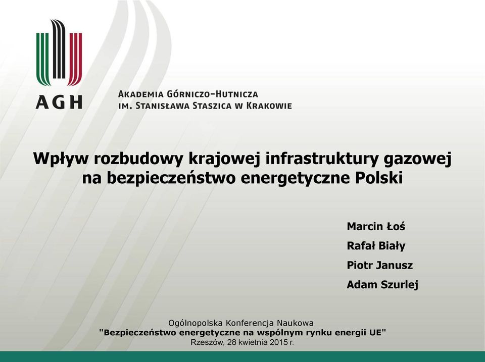 Janusz Adam Szurlej Ogólnopolska Konferencja Naukowa