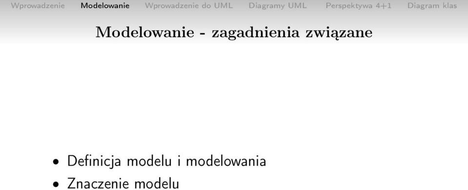 Definicja modelu i