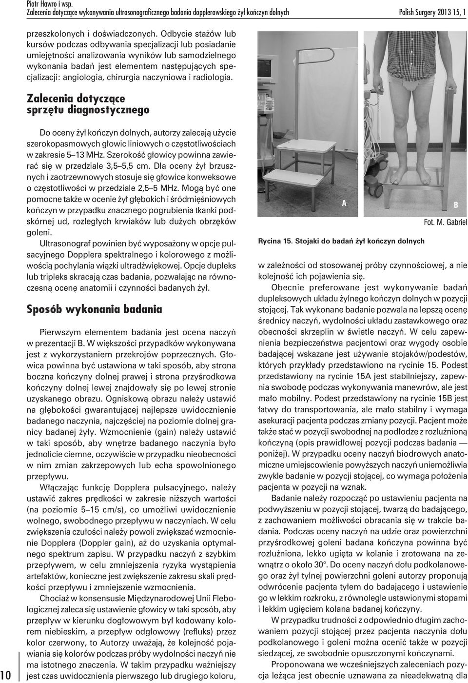 chirurgia naczyniowa i radiologia.