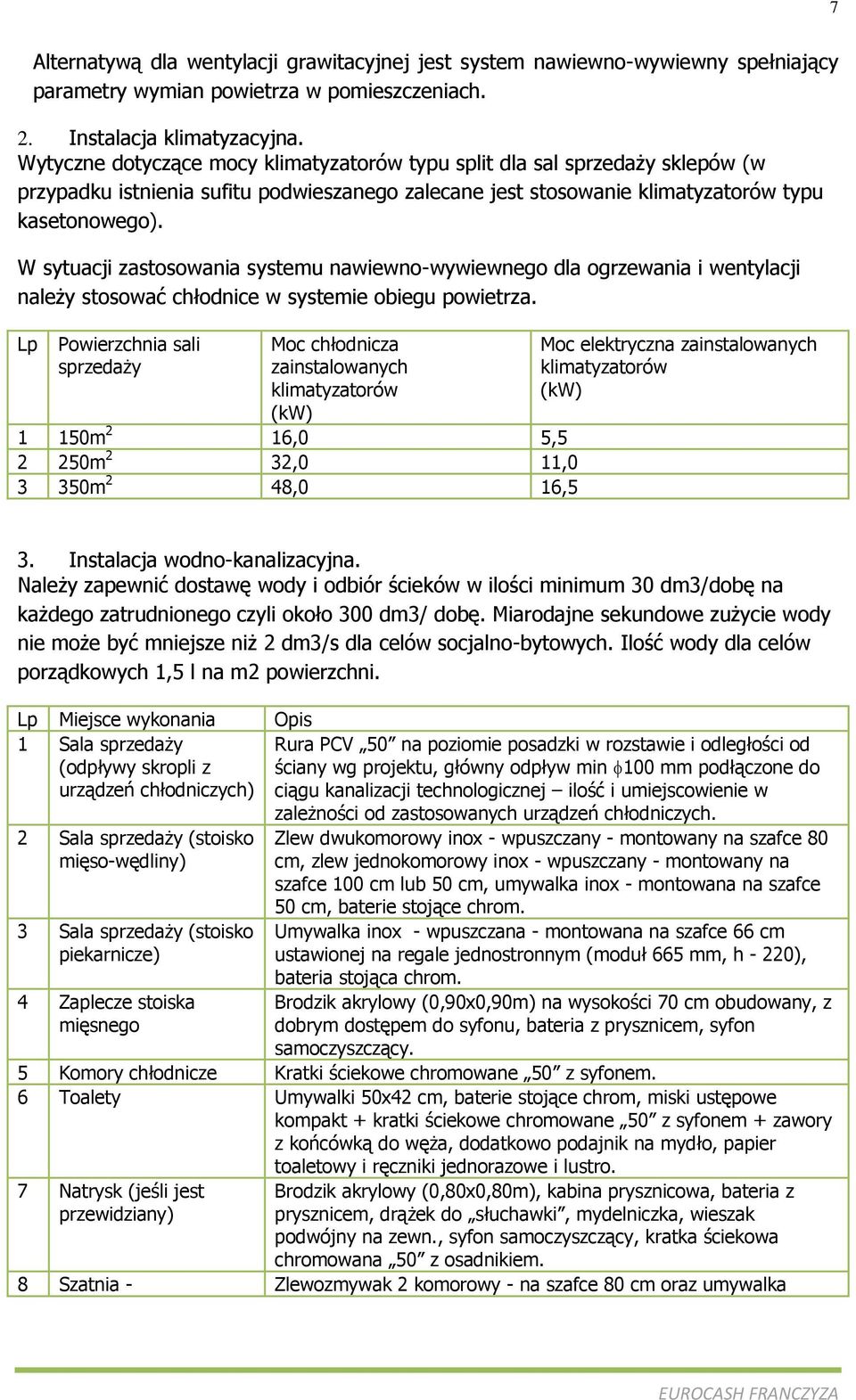 W sytuacji zastosowania systemu nawiewno-wywiewnego dla ogrzewania i wentylacji należy stosować chłodnice w systemie obiegu powietrza.