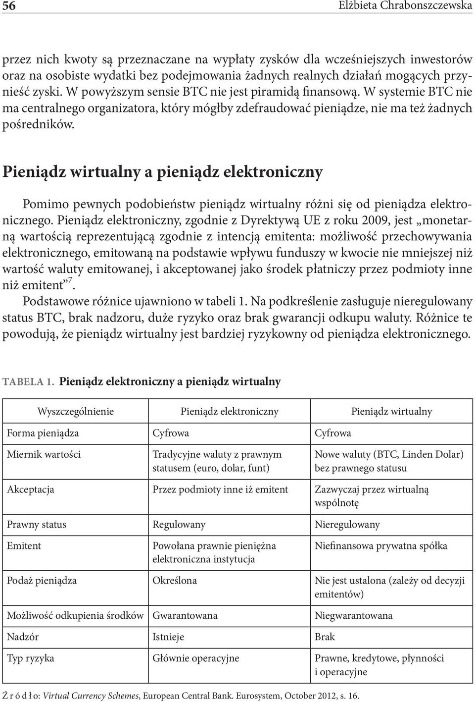 Pieniądz wirtualny a pieniądz elektroniczny Pomimo pewnych podobieństw pieniądz wirtualny różni się od pieniądza elektronicznego.