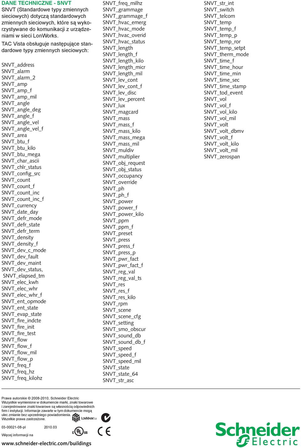 SNVT_angle_vel_f SNVT_area SNVT_btu_f SNVT_btu_kilo SNVT_btu_mega SNVT_char_ascii SNVT_chlr_status SNVT_config_src SNVT_count SNVT_count_f SNVT_count_inc SNVT_count_inc_f SNVT_currency SNVT_date_day