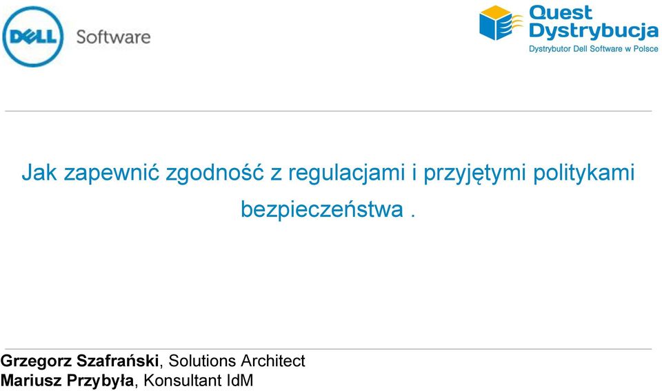 Grzegorz Szafrański, Solutions