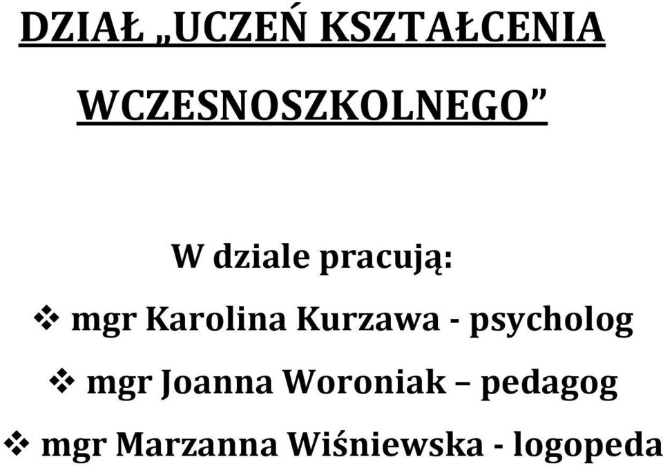 Karolina Kurzawa - psycholog mgr