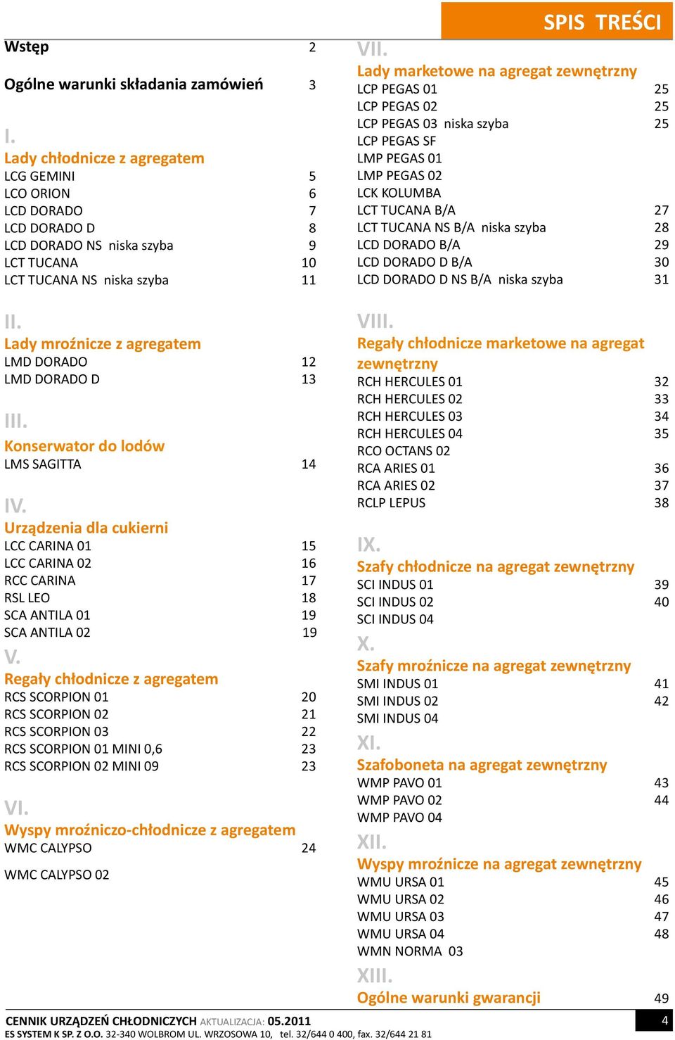 Lady marketowe na agregat zewnętrzny LCP PEGAS 01 25 LCP PEGAS 02 25 LCP PEGAS 03 niska szyba 25 LCP PEGAS SF LMP PEGAS 01 LMP PEGAS 02 LCK KOLUMBA LCT TUCANA B/A 27 LCT TUCANA NS B/A niska szyba 28