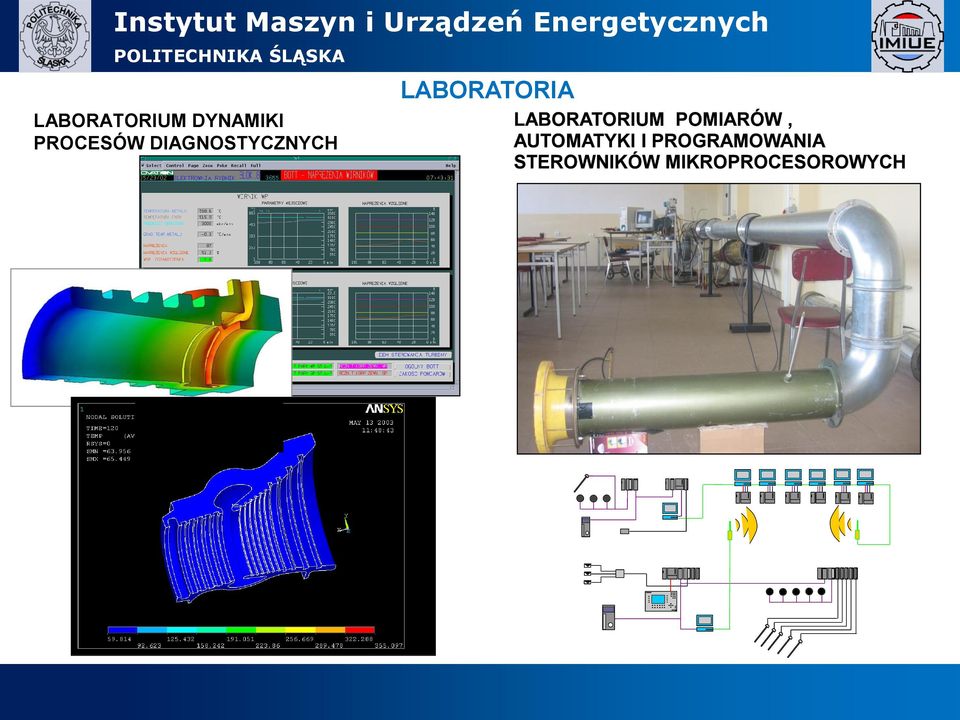 gazu i sondowania przepływu Laboratorium przemysłowych sterowników programowalnych Układ