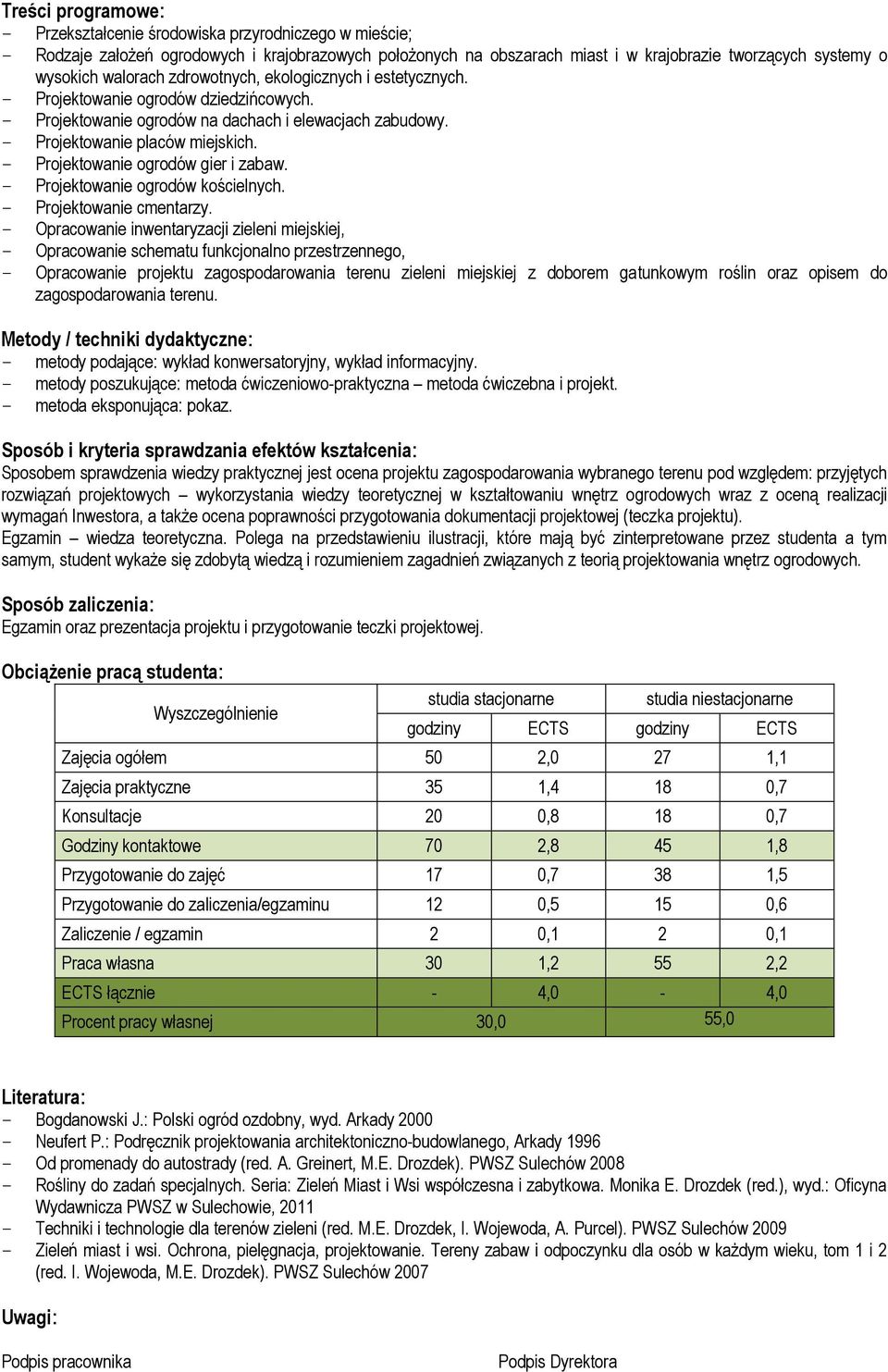 - Projektowanie ogrodów gier i zabaw. - Projektowanie ogrodów kościelnych. - Projektowanie cmentarzy.