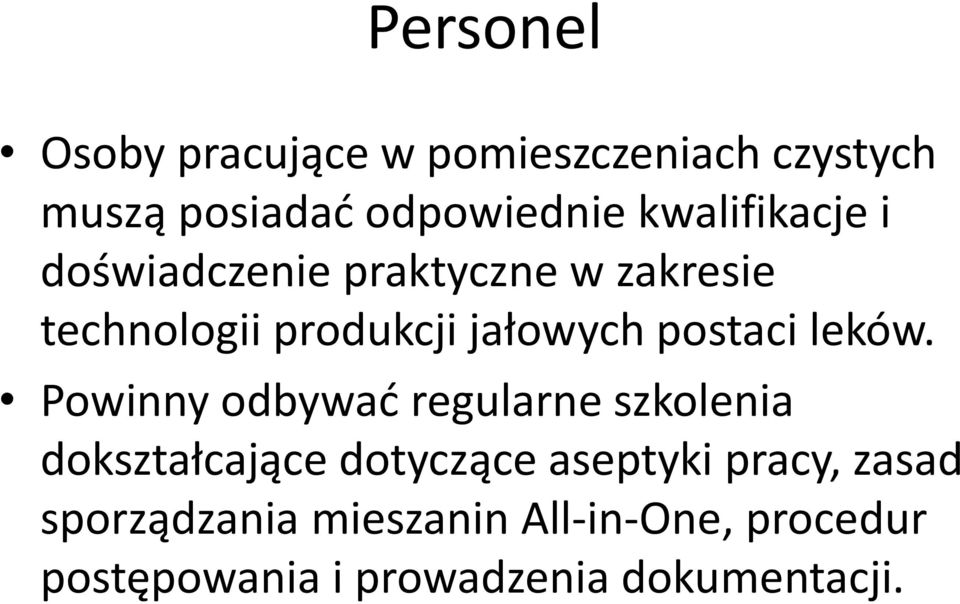 postaci leków.