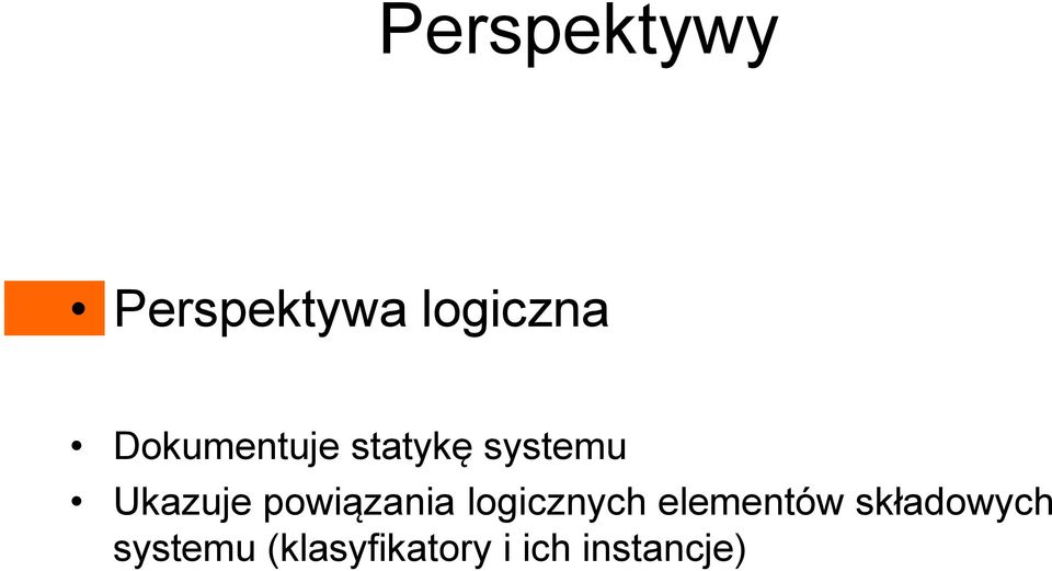 powiązania logicznych elementów