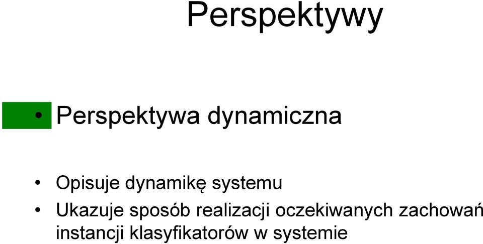 sposób realizacji oczekiwanych